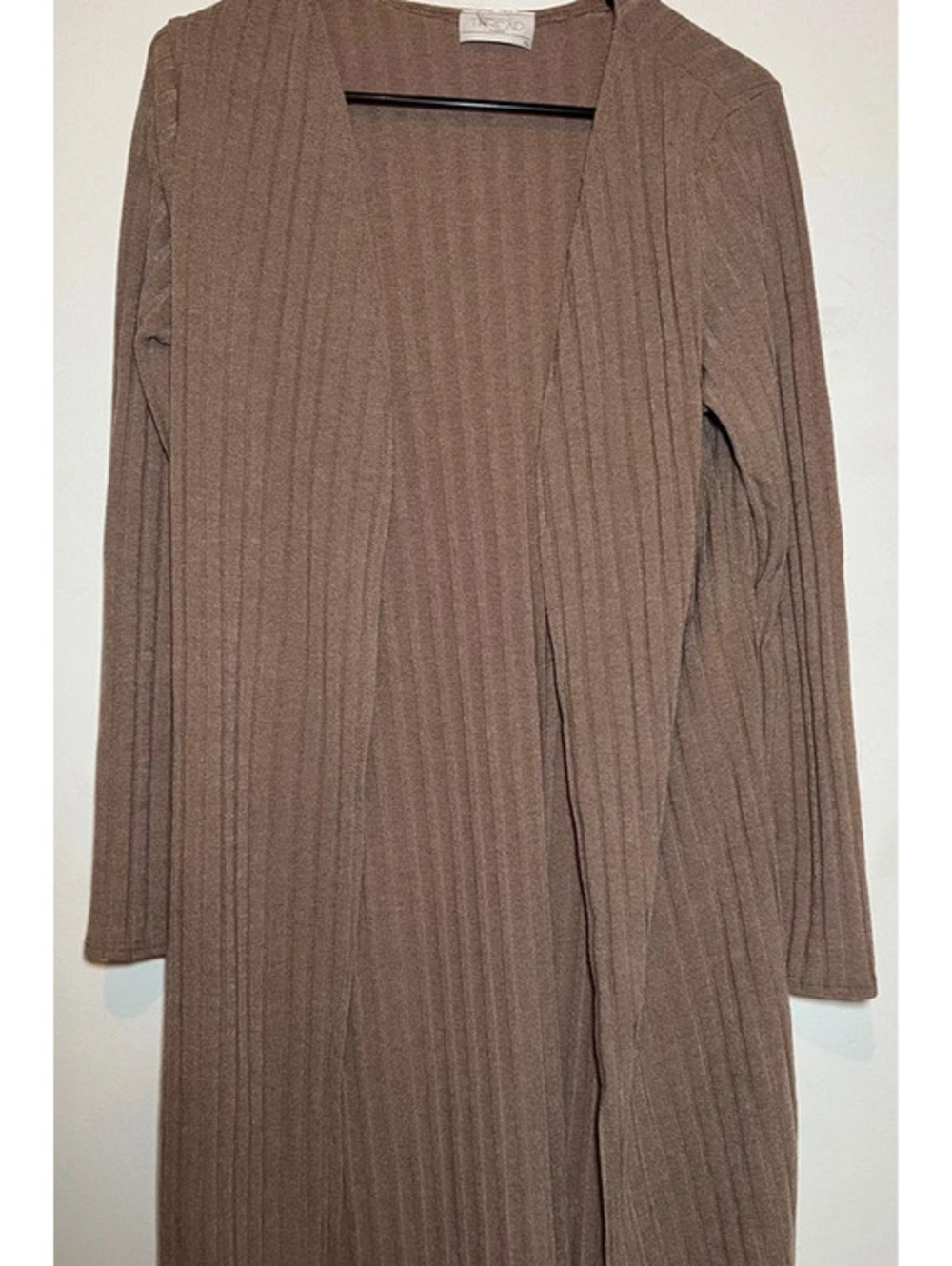 Brown long sleeve cardigan